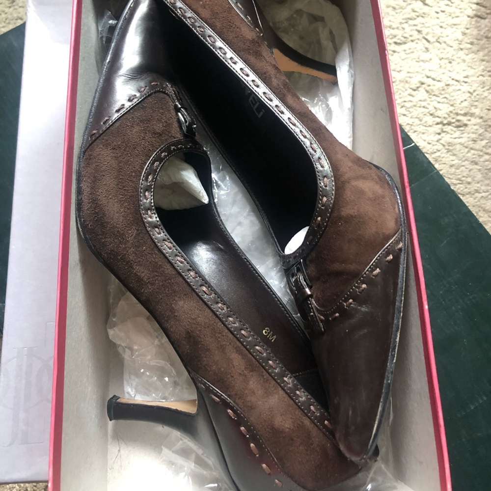 Vaneli Pointed Toe Suede Pump - image 1